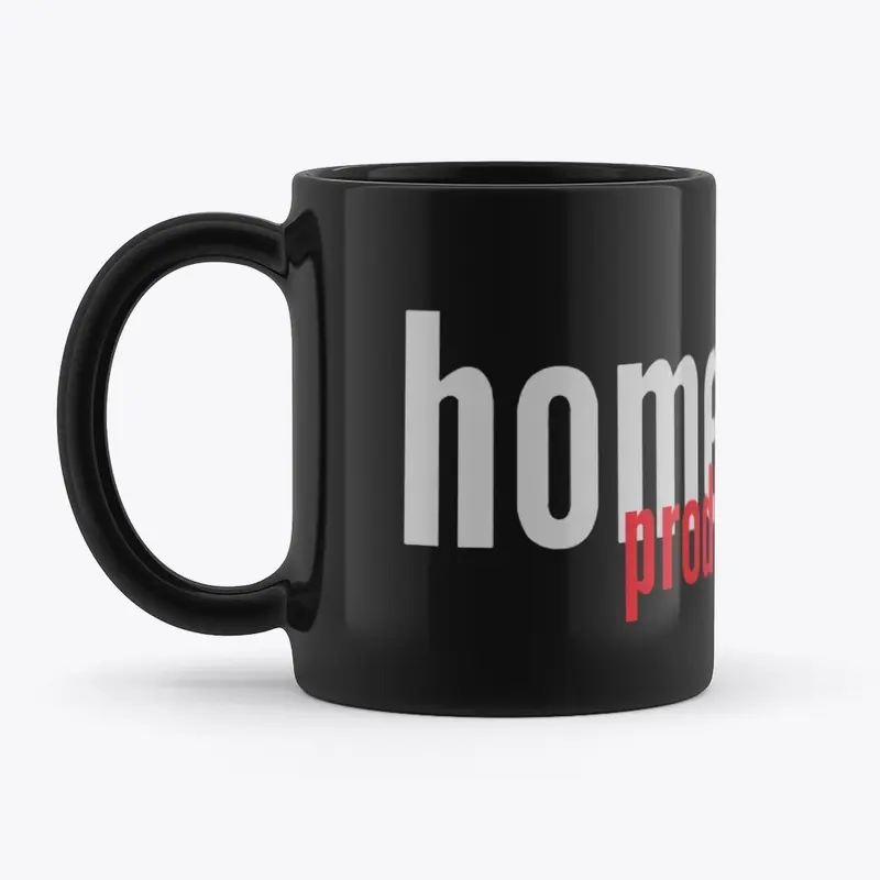 Home Team Productions Black Morning Mug